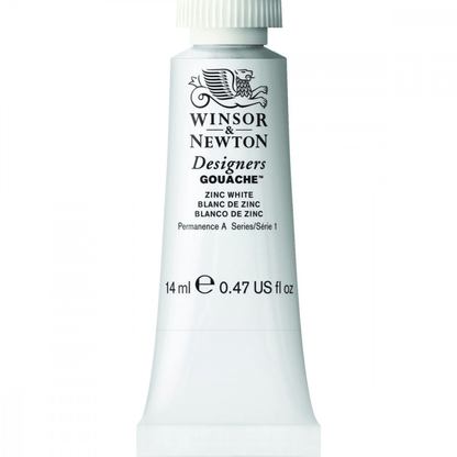 Tinta Guache Winsor & Newton Designers 14ml S1 748 Zinc White