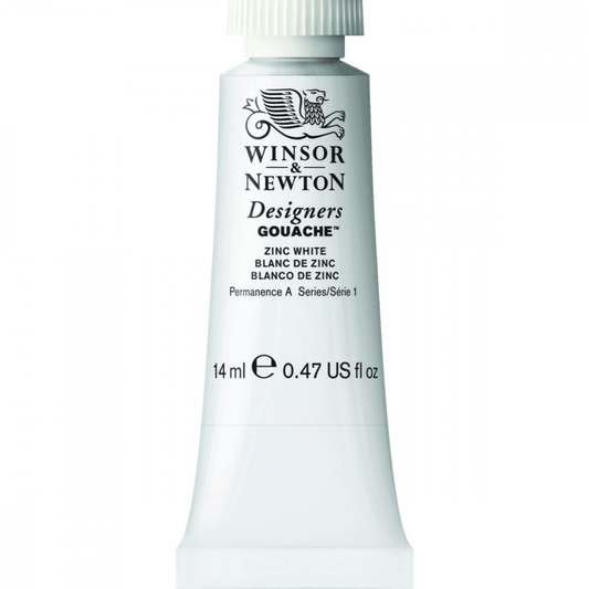 Tinta Guache Winsor & Newton Designers 14ml S1 748 Zinc White