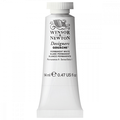 Tinta Guache Winsor & Newton Designers 14ml S1 512 Permanent White