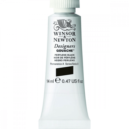 Tinta Guache Winsor & Newton Designers 14ml S3 505 Perylene Black