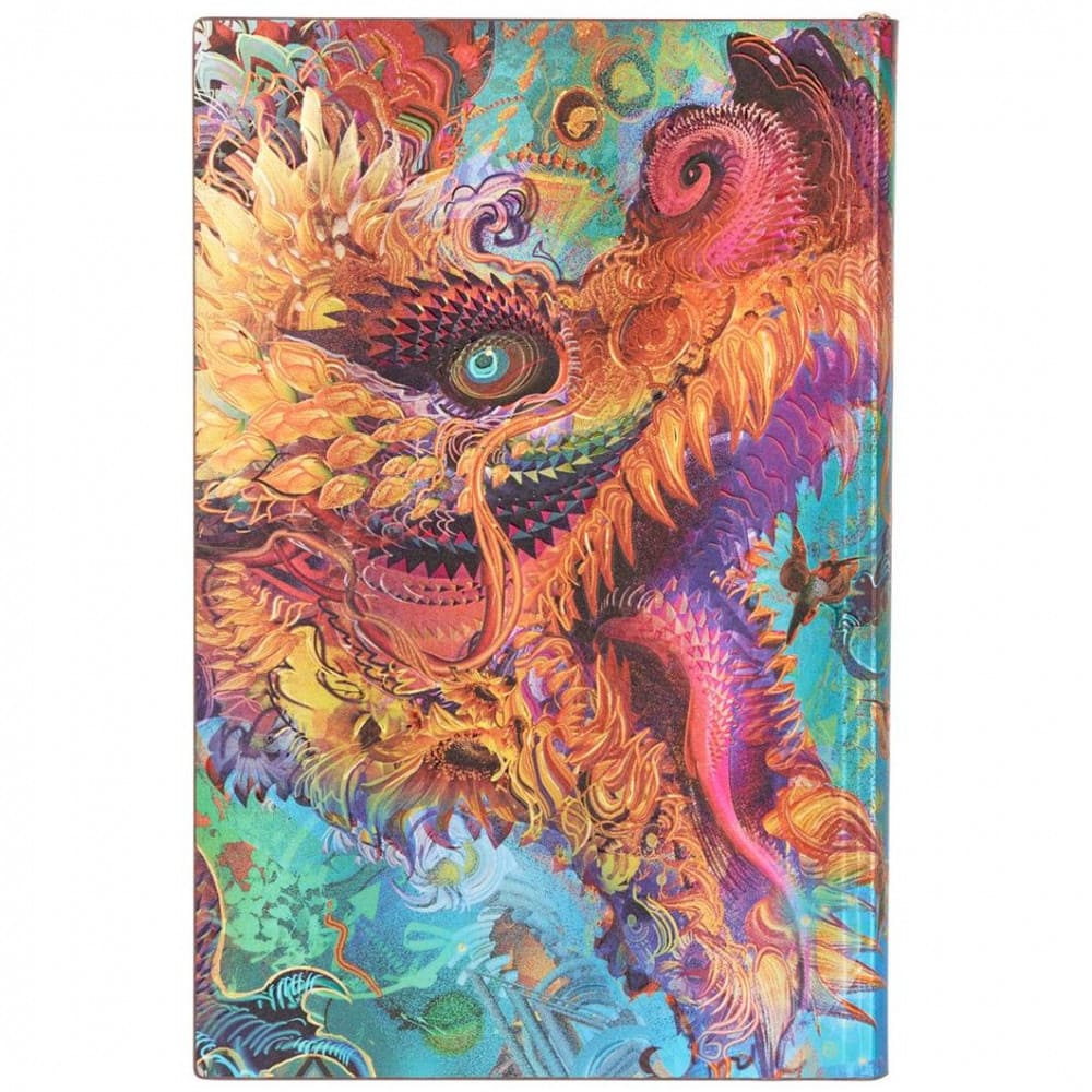 Paperblanks Humming Dragon Maxi Capa Flexível Pontilhado