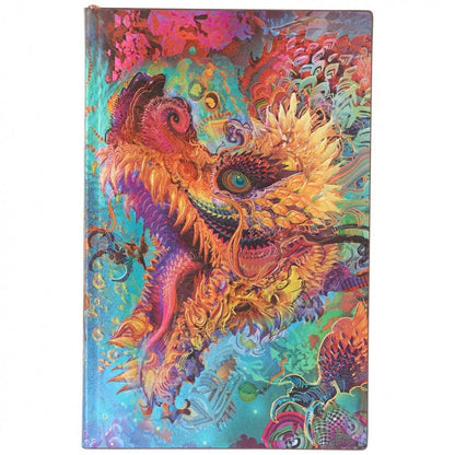 Paperblanks Humming Dragon Maxi Capa Flexível Pontilhado