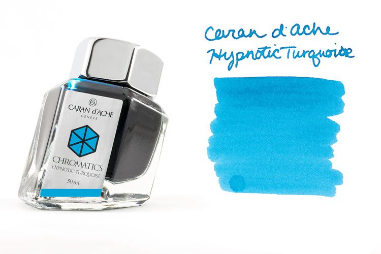 Tinta Para Tinteiro Chromatics Caran d'Ache Hypnotic Turquoise 50ml