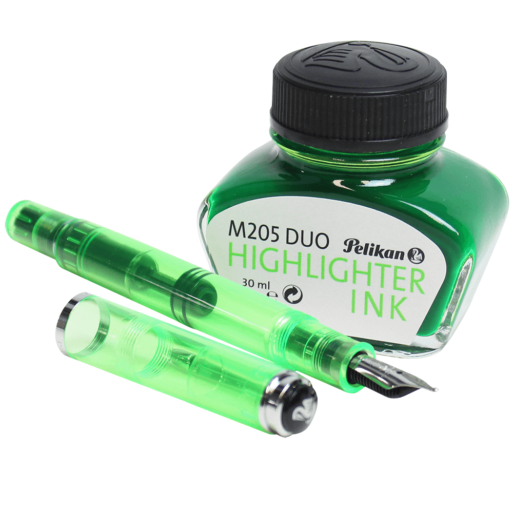 Caneta Tinteiro M205 Duo Green Highlighter Pelikan