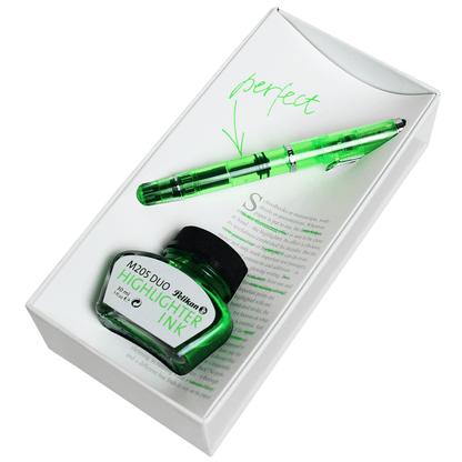 Caneta Tinteiro M205 Duo Green Highlighter Pelikan