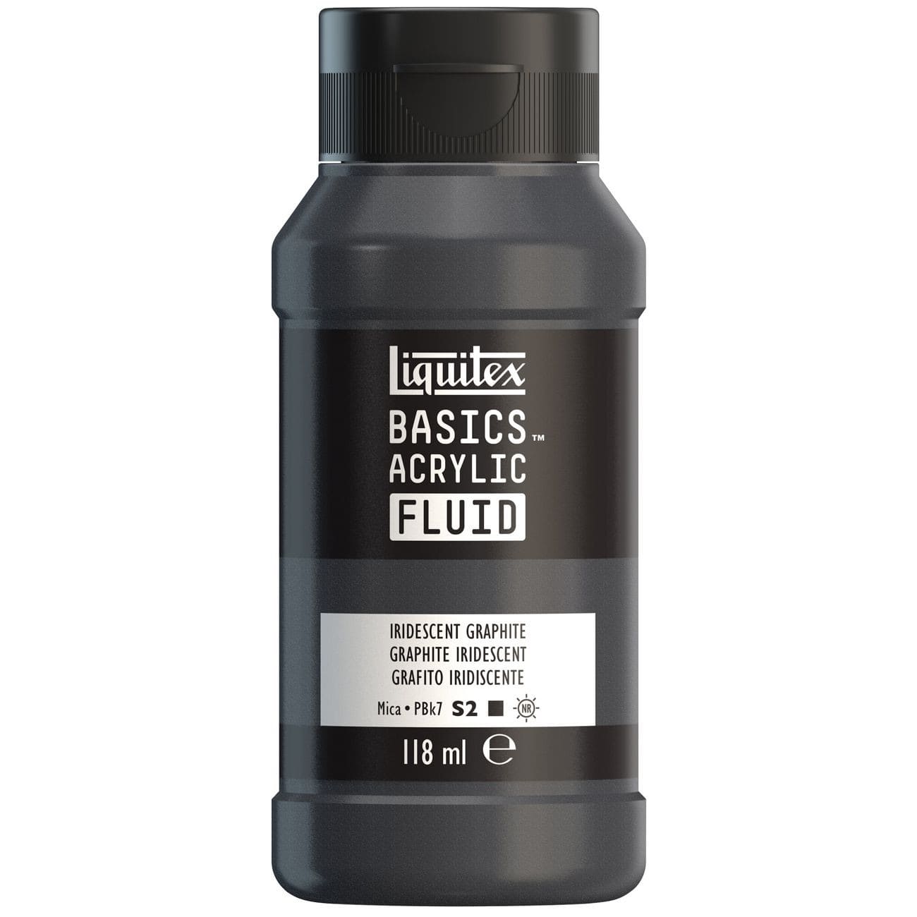Tinta Acrílica Liquitex Basics Fluída 118ml Iridescent Graphite