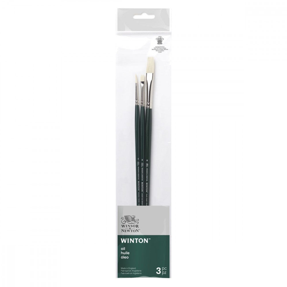 Kit Pincéis Winsor & Newton Winton 3 Unidades 5990609