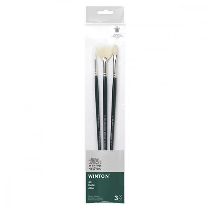 Kit Pincéis Winsor & Newton Winton 3 Unidades 5990610