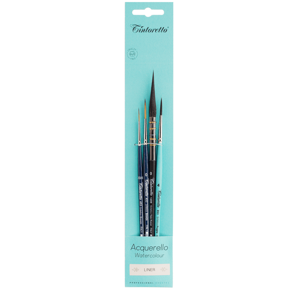 Conjunto Pincel Tintoretto Liner