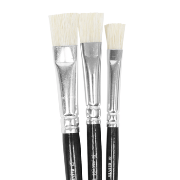 Kit de Pincéis Reeves C/3 Cerda Chato