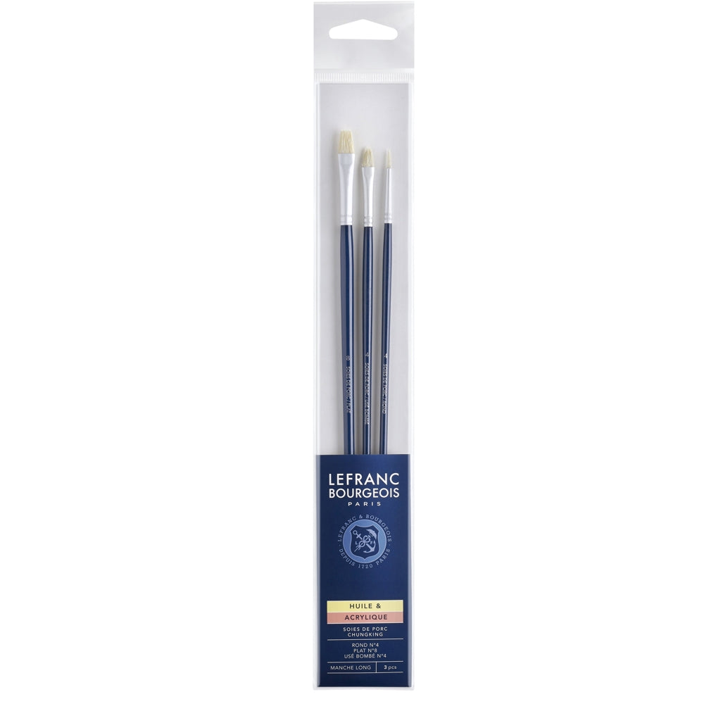 Kit de Pincéis Lefranc & Bourgeois 3 Unidades 810102