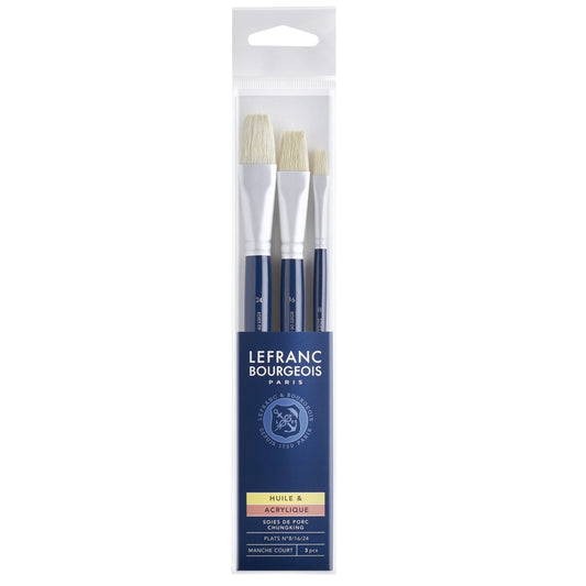 Kit de Pincéis Lefranc & Bourgeois 3 Unidades 810106