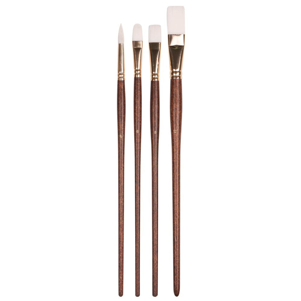 Set de Pincel para Pintura Artística Sinoart SFB0274 04 Unidades