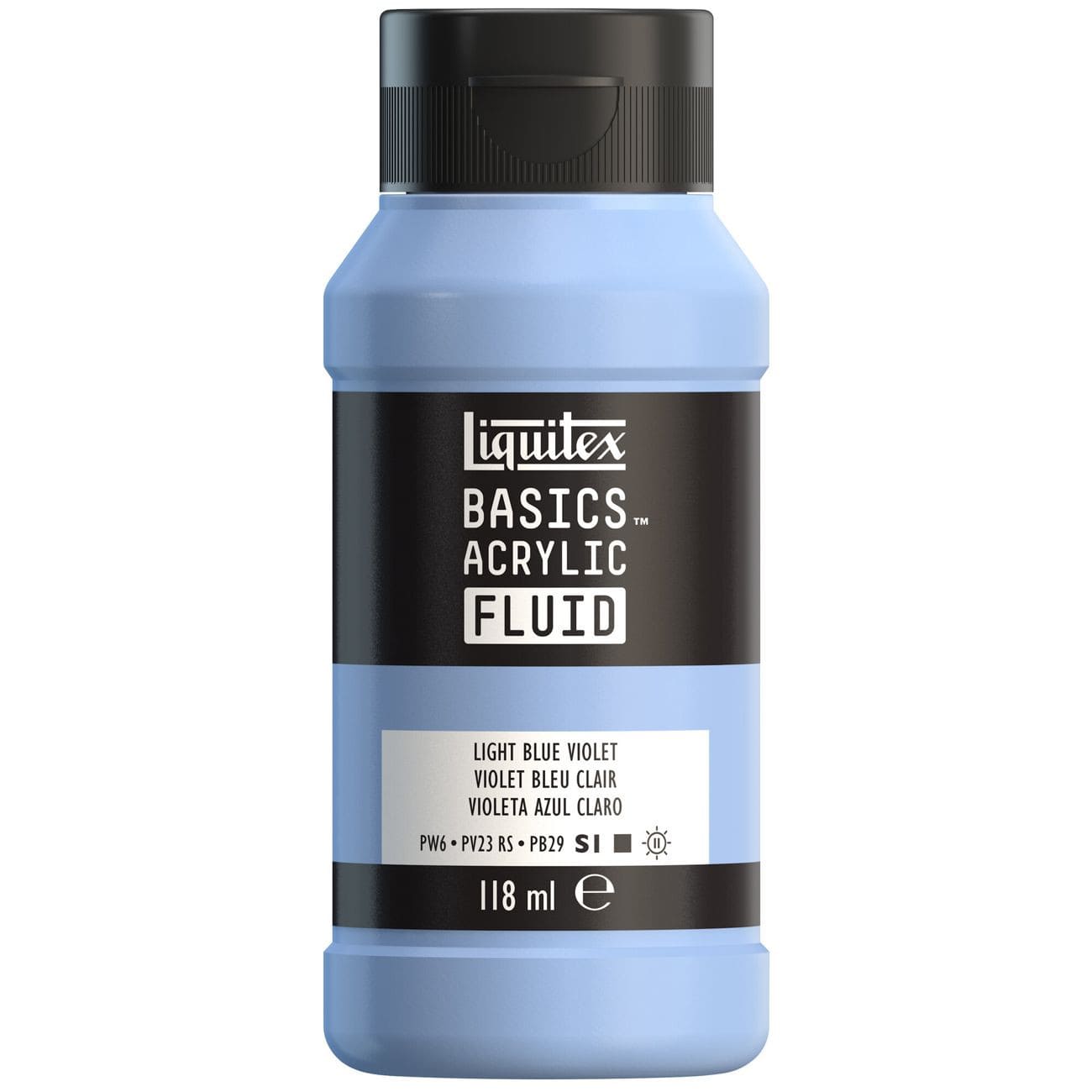 Tinta Acrílica Liquitex Basics Fluid 118ml Light Blue Violet 
