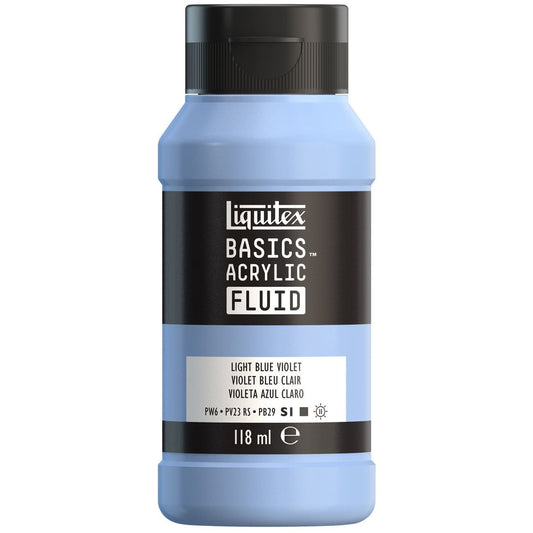 Tinta Acrílica Liquitex Basics Fluid 118ml Light Blue Violet 
