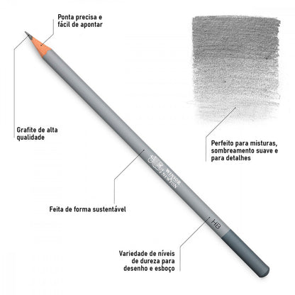 Estojo Lápis Graduado Para Desenho Winsor & Newton 06 Graduações