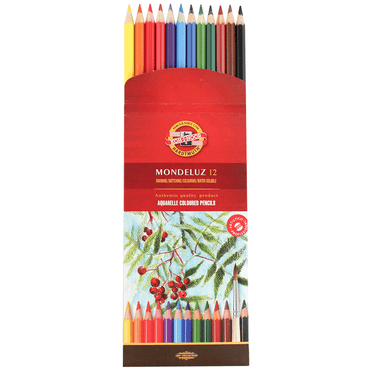 Lápis Aquarelável Arte Koh-I-Noor 12 Cores 3716