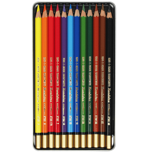 Lápis Aquarelável Mondeluz 12 Cores 3722