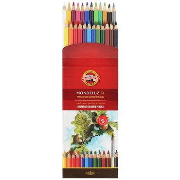 Lápis Aquarelável Arte Koh-I-Noor 24 Cores 3718