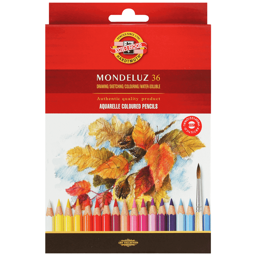 Lápis Aquarelável Arte Koh-I-Noor 36 Cores 3719
