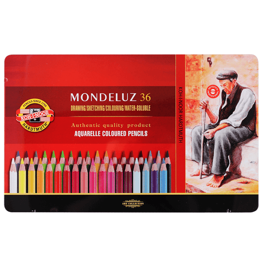 Lápis Aquarelável Mondeluz 36 Cores 3725