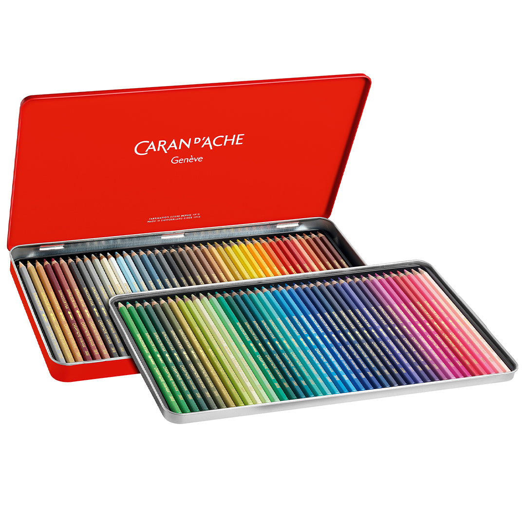 Lápis  Aquarelável Supracolor Caran D'Ache 80 Cores