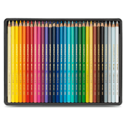 Lápis Aquarelável Supracolor Caran D'Ache 30 Cores