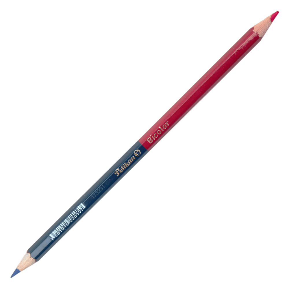 Lápis de Cor Ponta Dupla Pelikan Bicolor