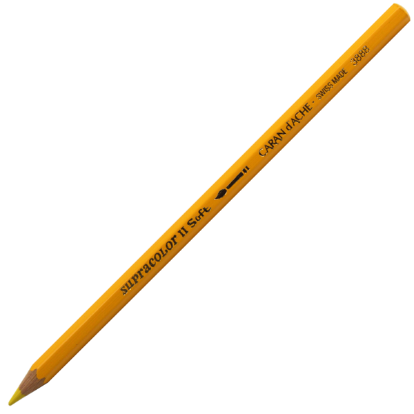 Lápis Aquarelado Caran D'Ache Supracolor 010 Yellow