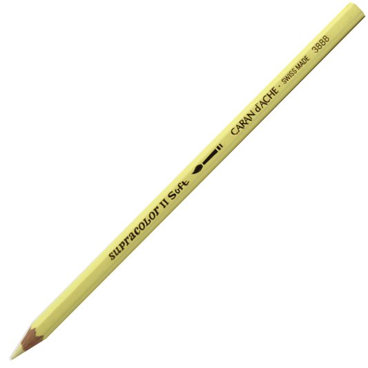 Lápis Aquarelado Caran D'Ache Supracolor 011 Pale Yellow