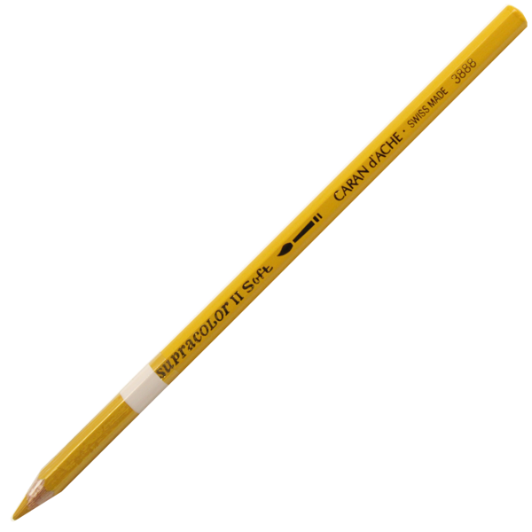 Lápis Aquarelado Caran D'Ache Supracolor Tom Amarelo