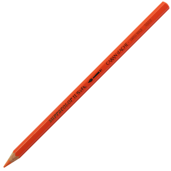 Lápis Aquarelado Caran D'Ache Supracolor 040 Reddish Orange