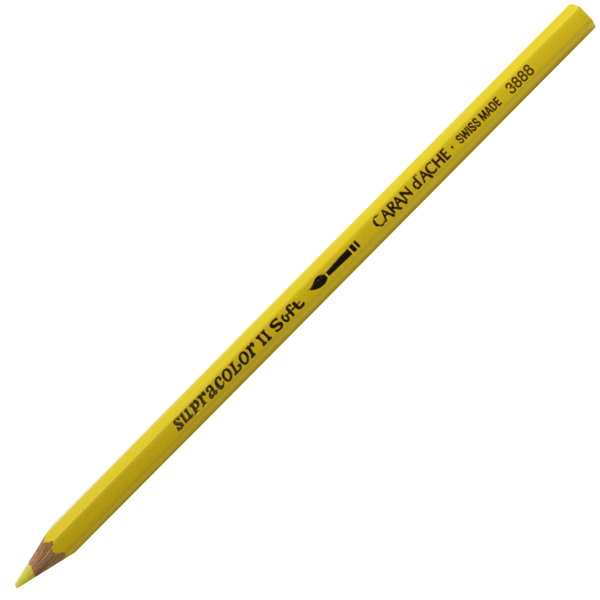 Lápis Aquarelado Caran D'Ache Supracolor 250 Canary Yellow