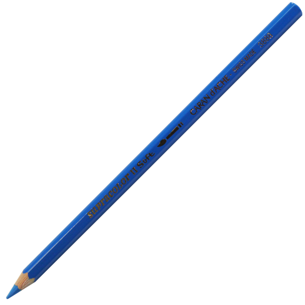 Lápis Aquarelado Caran D'Ache Supracolor 370 Gentian Blue