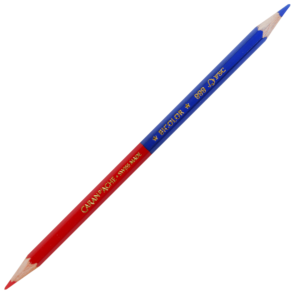 Lápis de Cor Ponta Dupla Caran d'Ache Bicolor