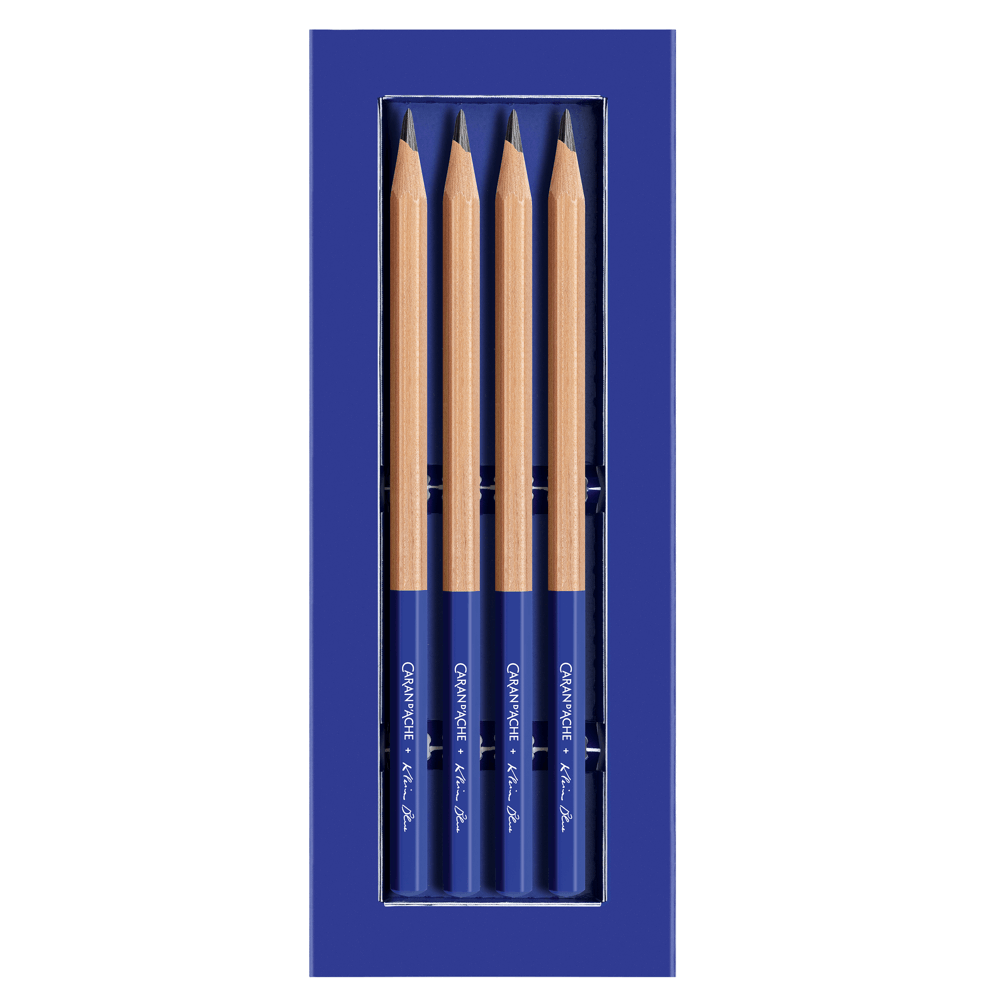 Estojo de Lápis Caran d'Ache Graphite Klein Blue Colecionador