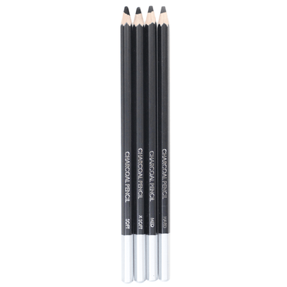 Lápis Carvão Charcoal Sinoart com 4 Unidades