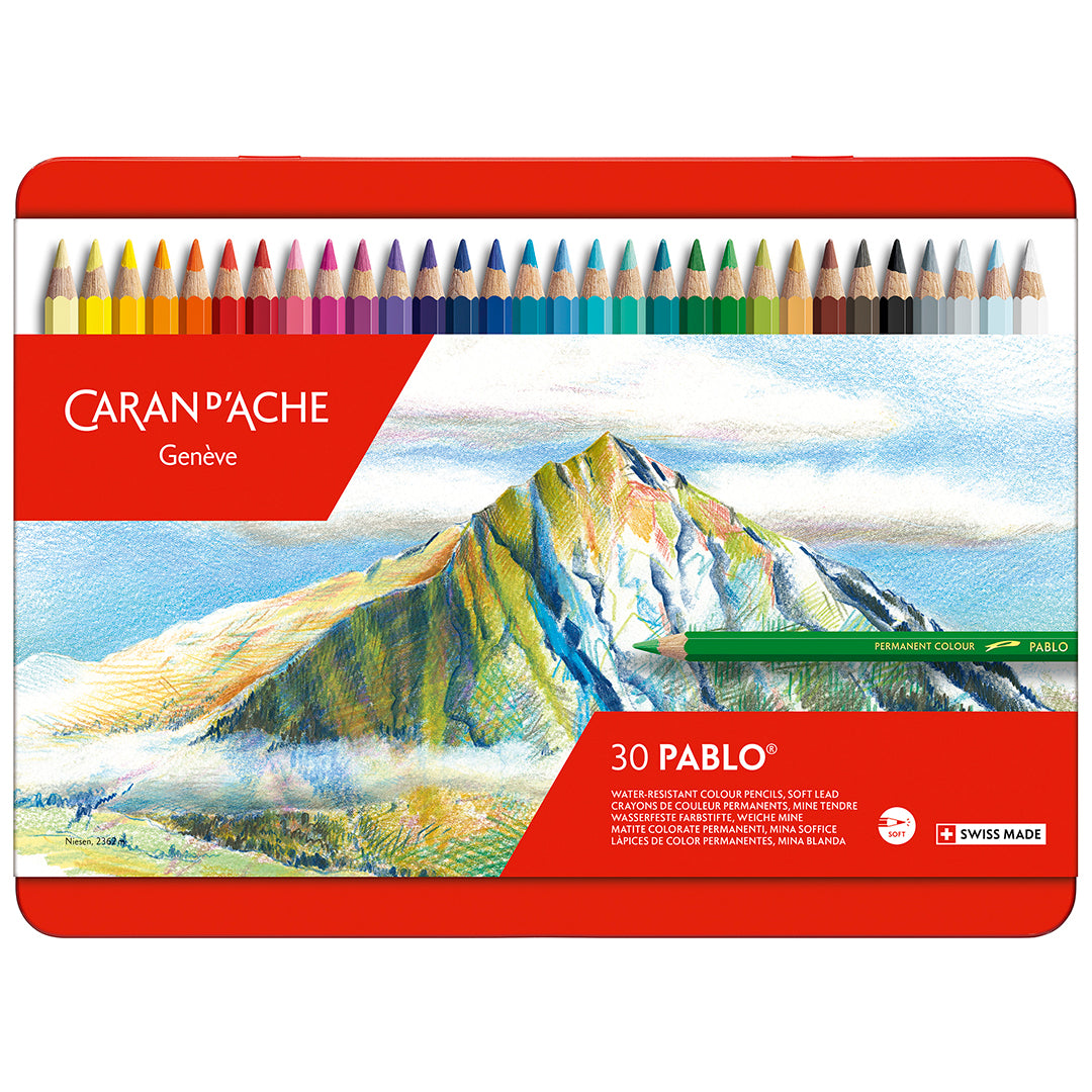 Lápis  de Cor Caran d'Ache Pablo 30 Cores