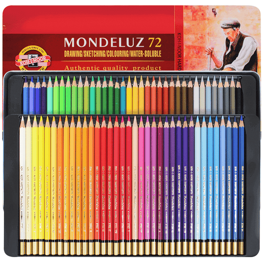 Lápis Aquarelável Mondeluz 72 Cores 3727