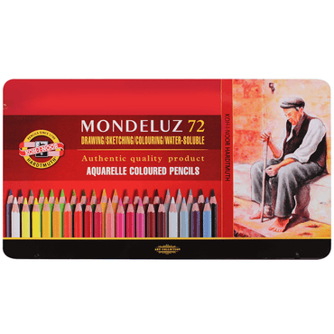 Lápis Aquarelável Mondeluz 72 Cores 3727