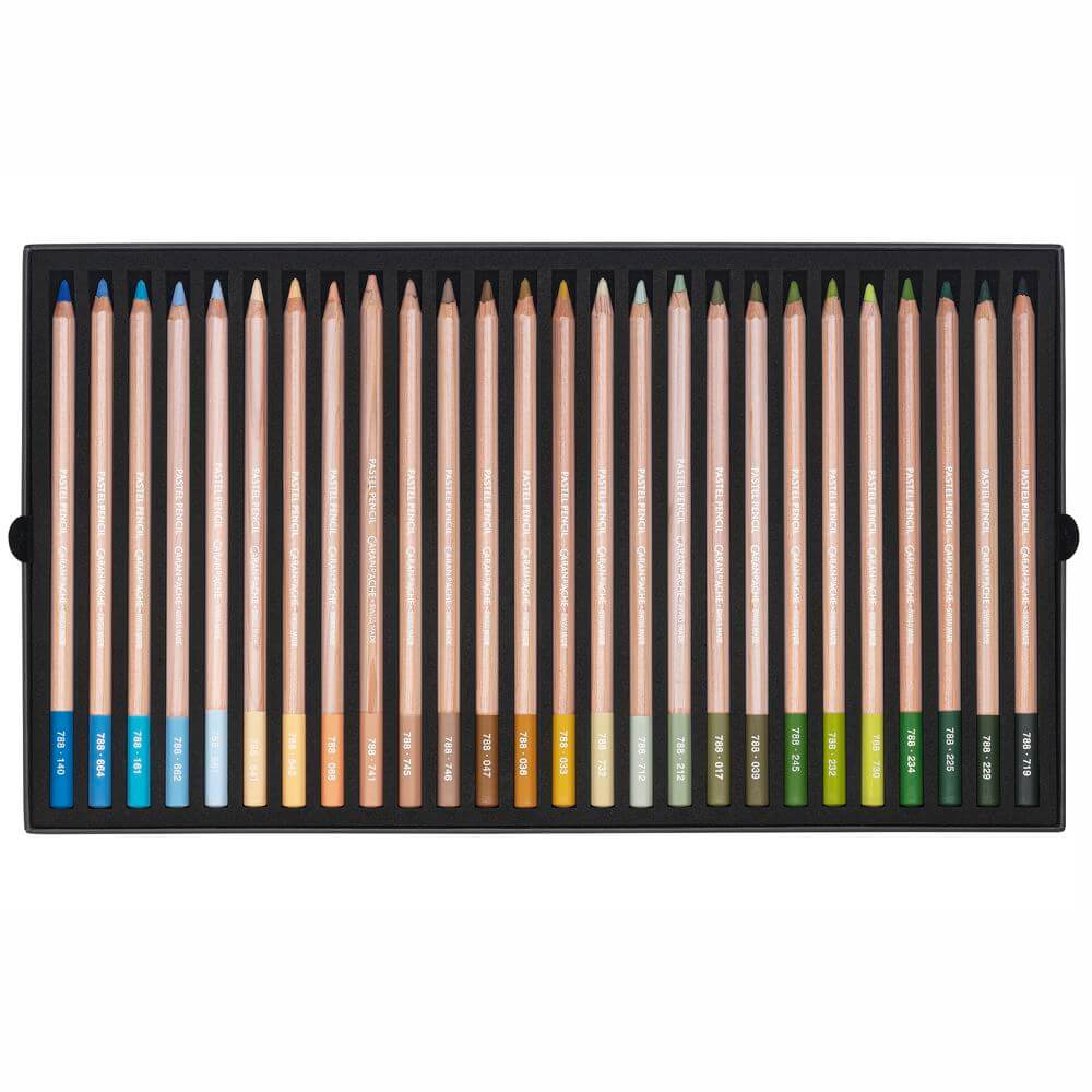 Lápis Pastel Seco Caran D'Ache 76 Cores