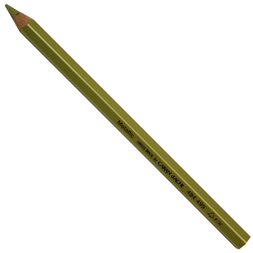 Lápis jumbo Caran D’Ache Metálico Produzido com a qualidade incomparável do lápis Caran D’Ache na versão Jumbo para desenho.