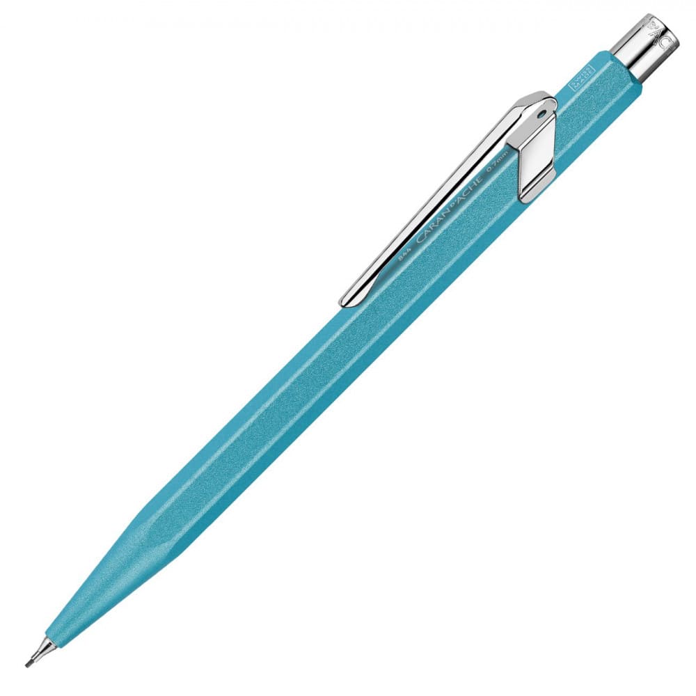Lapiseira Caran D'Ache 0.7mm Colormat-X Turquoise Edição Especial