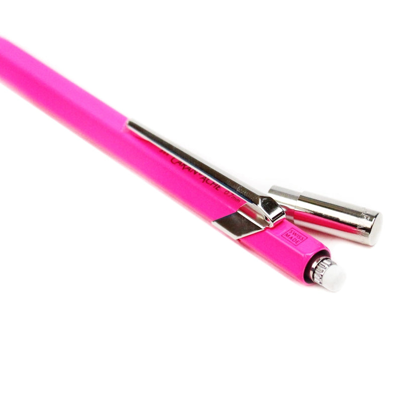 Lapiseira 0.7mm Caran D’Ache Rosa Fluorescente