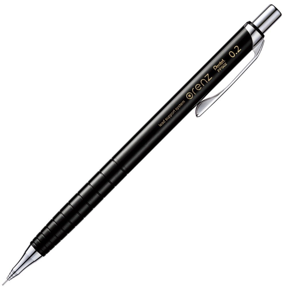 Lapiseira Pentel Orenz 0.2mm Preto