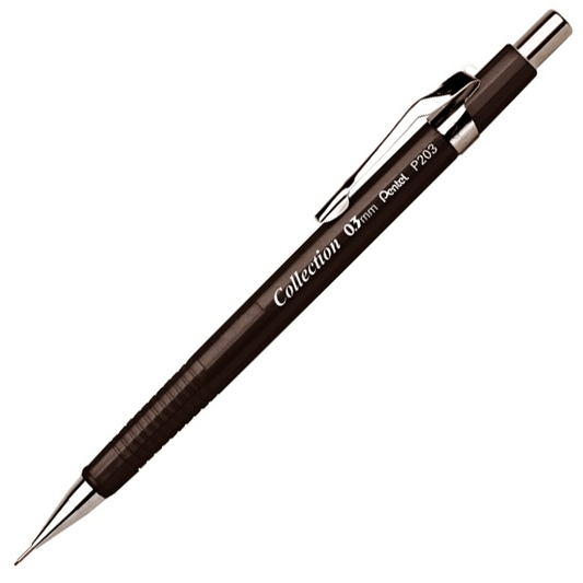 Lapiseira Pentel 0.3mm P203-E Marrom