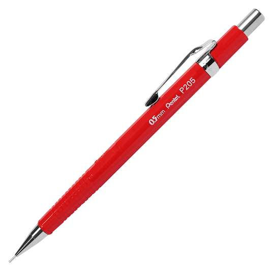 Lapiseira Pentel 0.5mm P205-FR Vermelha