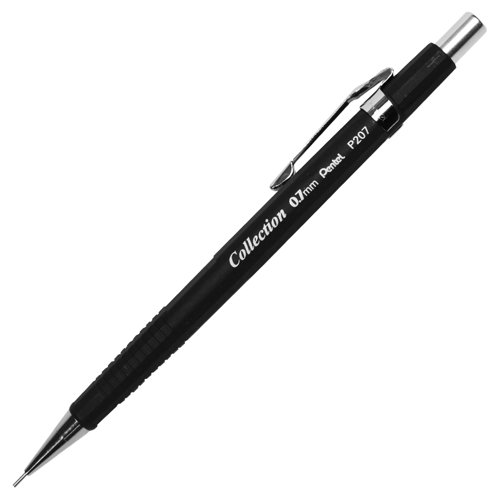 Lapiseira Pentel 0.7mm P207-MTA Preto Fosco