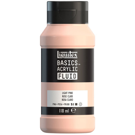 Tinta Acrílica Liquitex Basics Fluid 118ml Light Pink