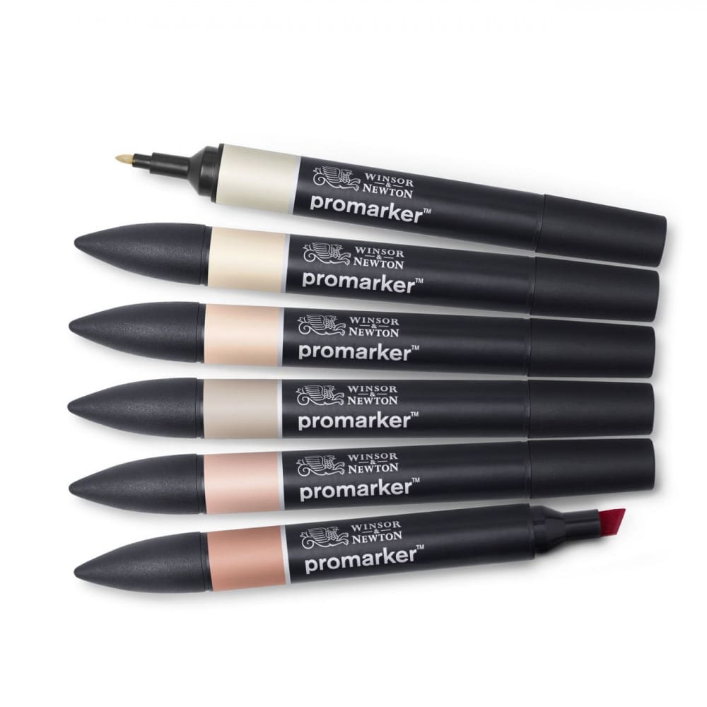 Marcador Promarker 06 Tons de Pele Set 1 Winsor & Newton